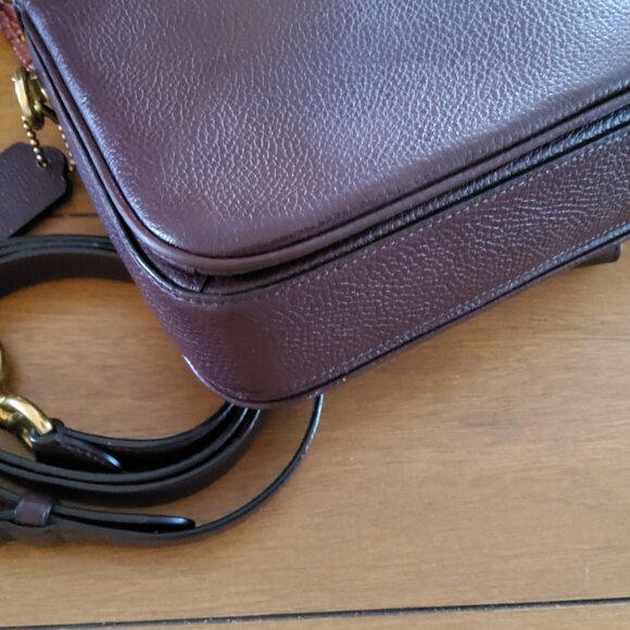 Rare Coach Cassie in Oxblood + Matching Wallet 68348 - Picture 8 of 16